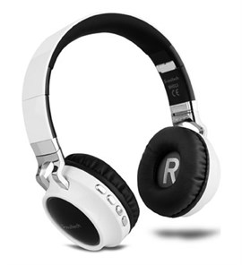 Soultech Rainbow Bluetooth Kulaküstü Solo Beyaz Kulaklık
